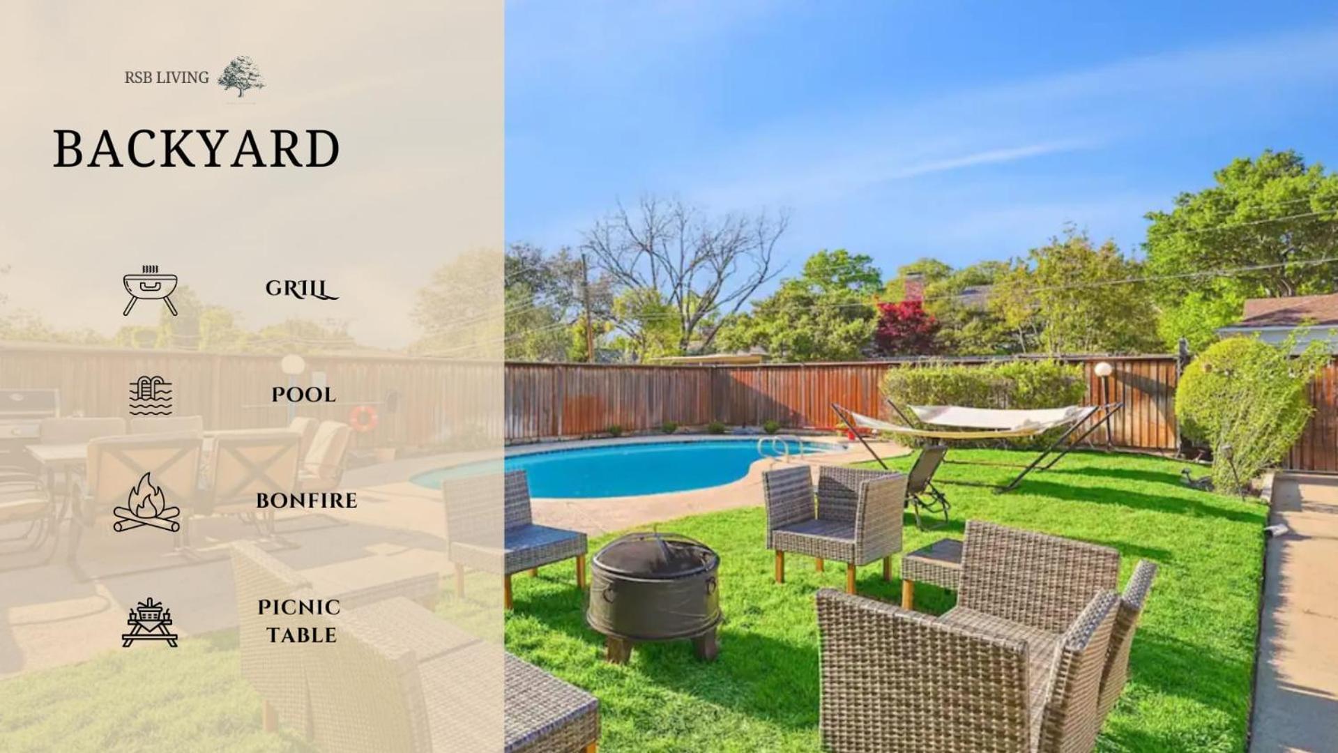 Spectacular 6Br 2,5Ba Holiday Home With Pool Dallas Eksteriør bilde